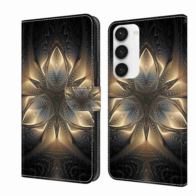 For Samsung Galaxy S23 Crystal 3D Shockproof Protective Leather Phone Case(Luminous Building) - free shipping - PMC TechLife - Order now!