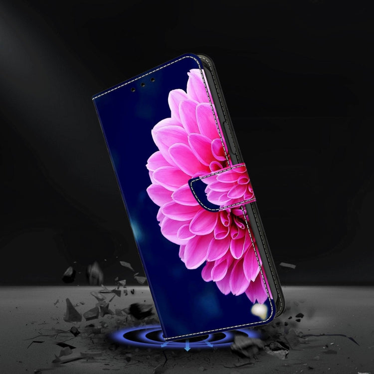 For Samsung Galaxy S23 Ultra Crystal 3D Shockproof Protective Leather Phone Case(Pink Petals) - free shipping - PMC TechLife - Order now!
