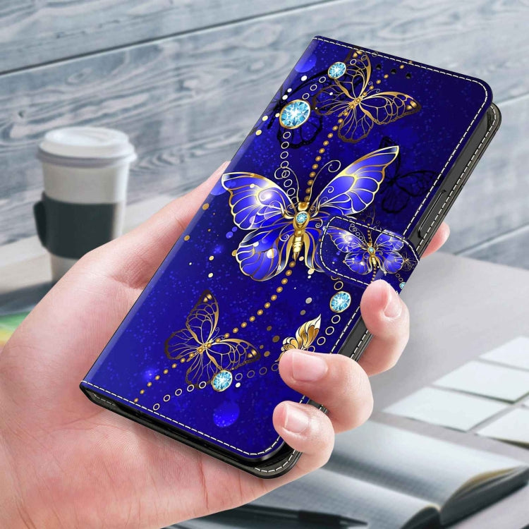 For Samsung Galaxy S23 Ultra Crystal 3D Shockproof Protective Leather Phone Case(Diamond Butterfly) - free shipping - PMC TechLife - Order now!