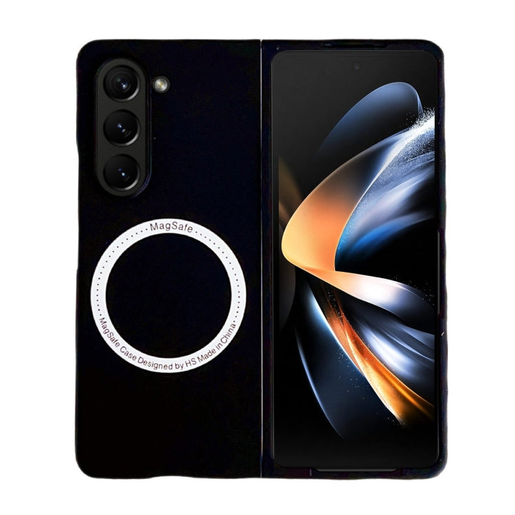 For Samsung Galaxy Z Fold5 Skin Feel Magsafe Magnetic Shockproof PC Phone Case(Black) - Galaxy Z Fold5 Cases by PMC TechLife | Online Shopping South Africa | PMC TechLife