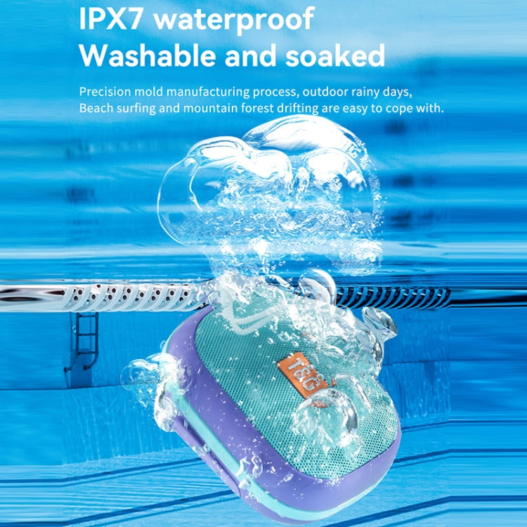 T&G TG-394 Outdoor TWS Wireless Bluetooth IPX7 Waterproof Speaker(Green) - Mini Speaker by T&G | Online Shopping South Africa | PMC TechLife | Buy Now Pay Later Mobicred