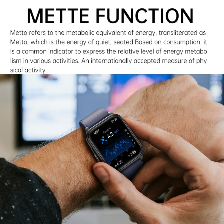 ET540 1.91 inch IP67 Waterproof Silicone Band Smart Watch, Support ECG / Non-invasive Blood Glucose Measurement(Black) - Smart Watches by PMC TechLife | Online Shopping South Africa | PMC TechLife