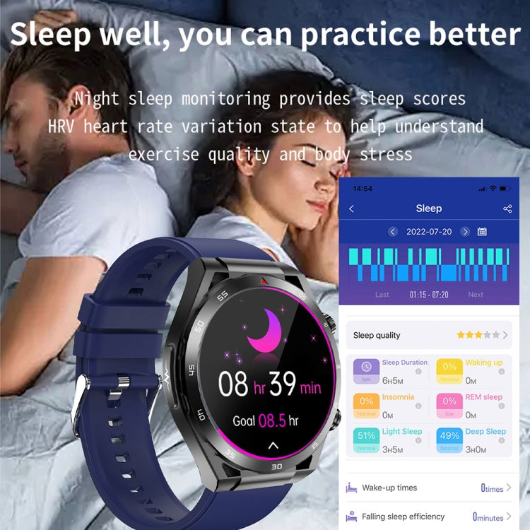 ET450 1.39 inch IP67 Waterproof Silicone Band Smart Watch, Support ECG / Non-invasive Blood Glucose Measurement(Red) - Smart Watches by PMC TechLife | Online Shopping South Africa | PMC TechLife