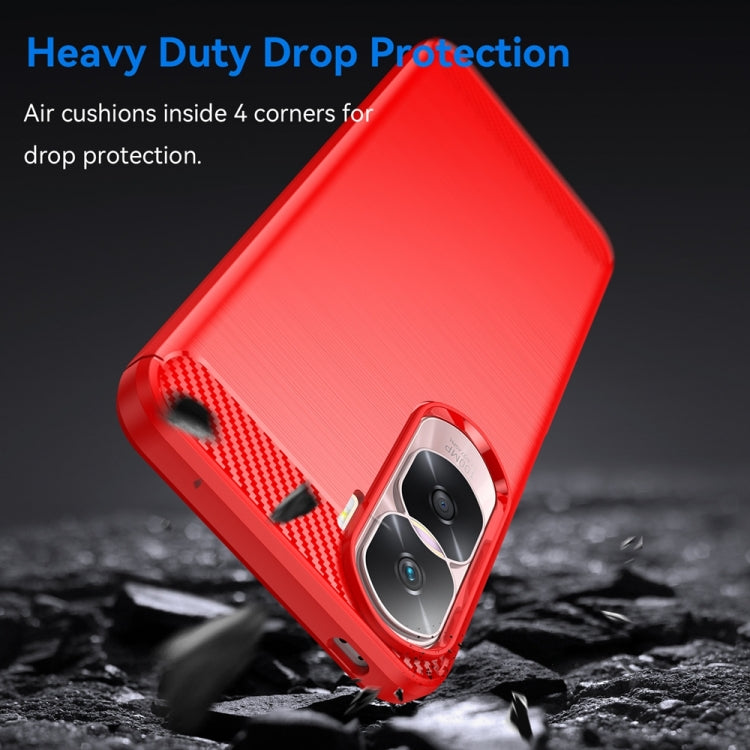 For Honor 90 Lite Brushed Texture Carbon Fiber TPU Phone Case(Red) - free shipping - PMC TechLife - Order now!