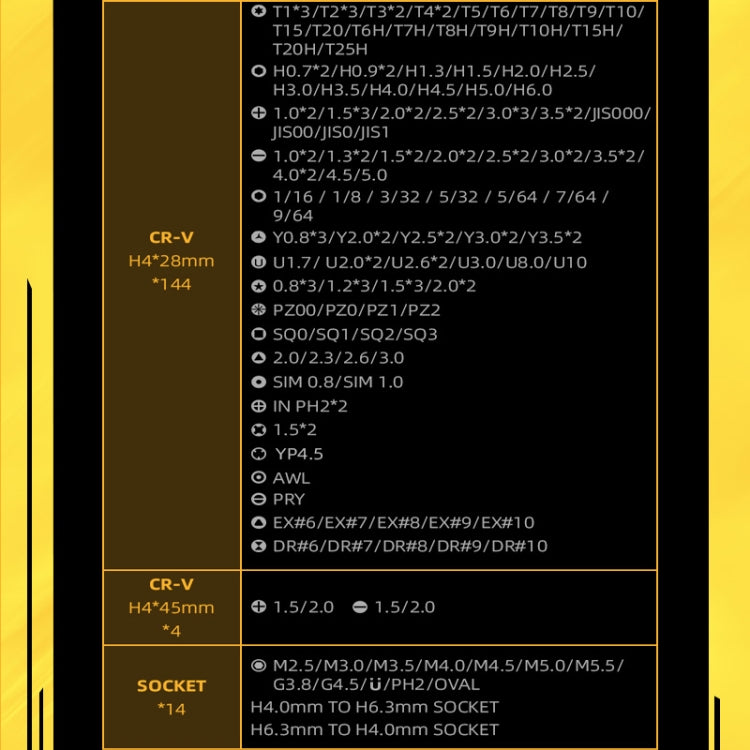 Jakemy JM-8192 186 in1 CR-V Precision Screwdriver Set - free shipping - PMC TechLife - Order now!