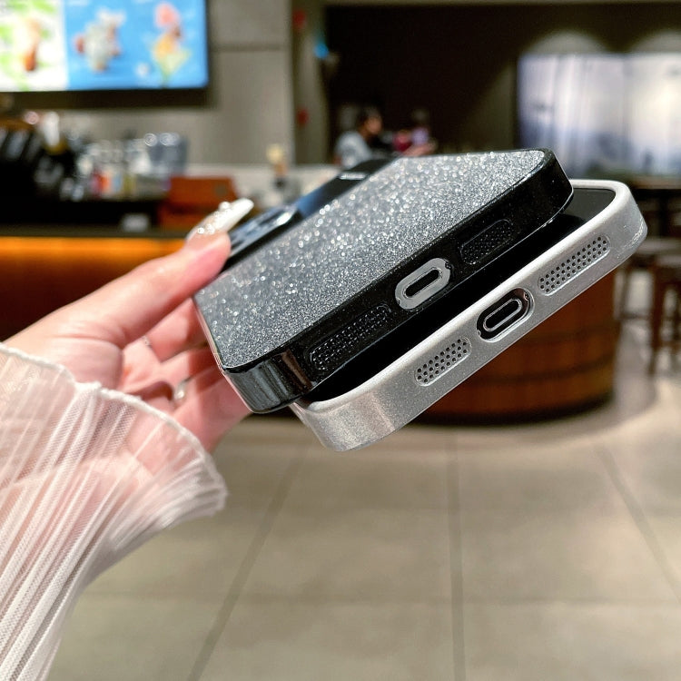 For iPhone 12 Metallic Glitter Powder Shockproof Phone Case(Purple) - free shipping - PMC TechLife - Order now!