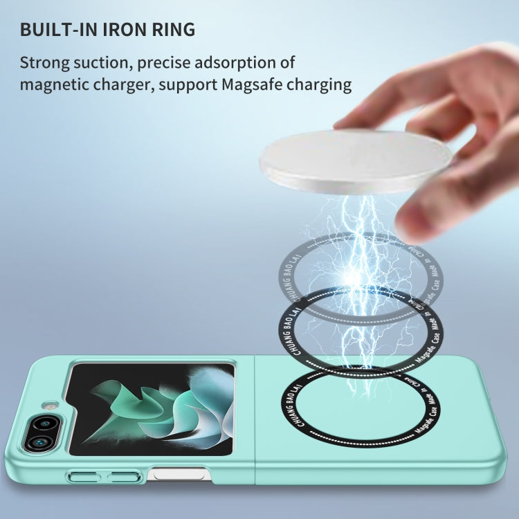 For Samsung Galaxy Z Flip5 5G Magsafe Magnetic Folding PC Phone Case(Light Blue) - free shipping - PMC TechLife - Order now!