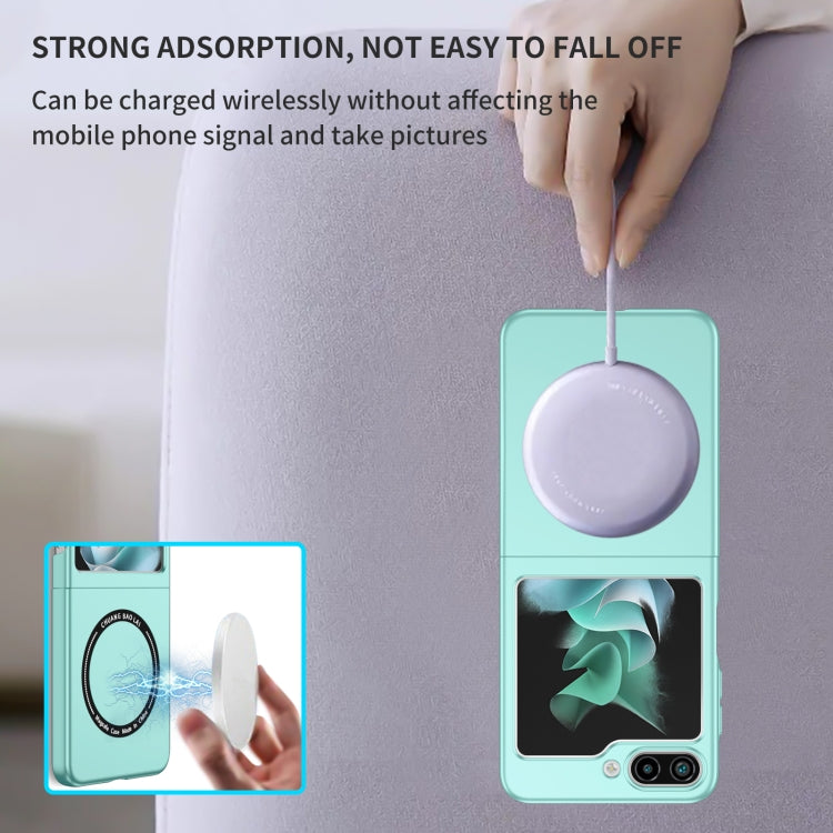 For Samsung Galaxy Z Flip5 5G Magsafe Magnetic Folding PC Phone Case(Light Blue) - free shipping - PMC TechLife - Order now!