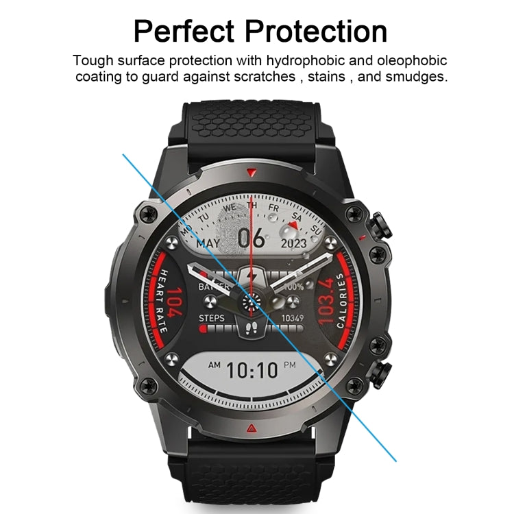 For Zeblaze Vibe 7 Lite 10pcs 0.26mm 2.5D 9H Tempered Glass Film Watch Screen Protector - Screen Protector by PMC TechLife | Online Shopping South Africa | PMC TechLife