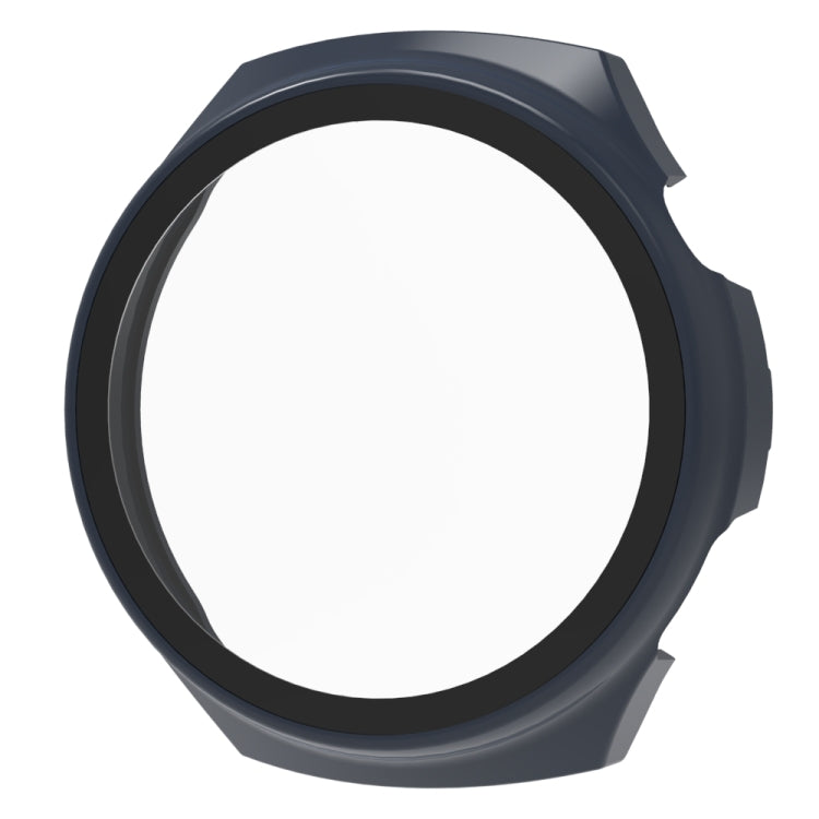 For Huawei Watch 4 Pro Tempered Film + PC Integrated Watch Protective Case(Midnight Blue) - Watch Cases by PMC TechLife | Online Shopping South Africa | PMC TechLife
