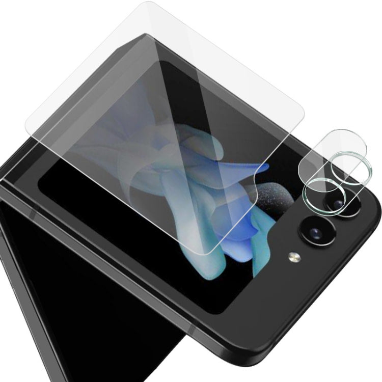 For Samsung Galaxy Z Flip5 5G imak Integrated Rear Camera Lens Tempered Glass Film + Glass Rear Screen Sticker - free shipping - PMC TechLife - Order now!