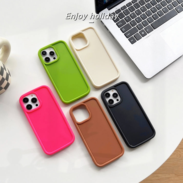 For iPhone 13 Pro Max Shockproof Frame Frosted TPU Phone Case(Black) - free shipping - PMC TechLife - Order now!