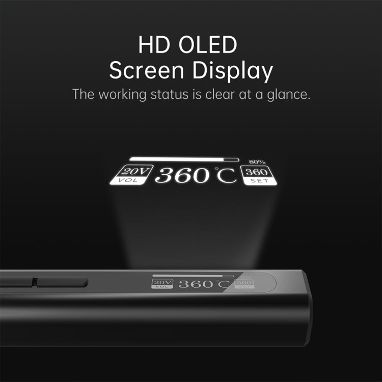 GVDA GD300 Intelligent Internal Heating Digital Display Constant Temperature Maintenance Electric Soldering Iron with 65W Charger - free shipping - PMC TechLife - Order now!