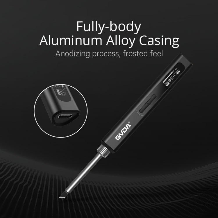GVDA GD300 Intelligent Internal Heating Digital Display Constant Temperature Maintenance Electric Soldering Iron with 65W Charger + Stand Set - free shipping - PMC TechLife - Order now!