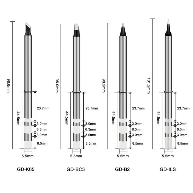 GVDA GD300 Intelligent Internal Heating Digital Display Constant Temperature Maintenance Electric Soldering Iron with 65W Charger+4 Tips+Stand Set - free shipping - PMC TechLife - Order now!