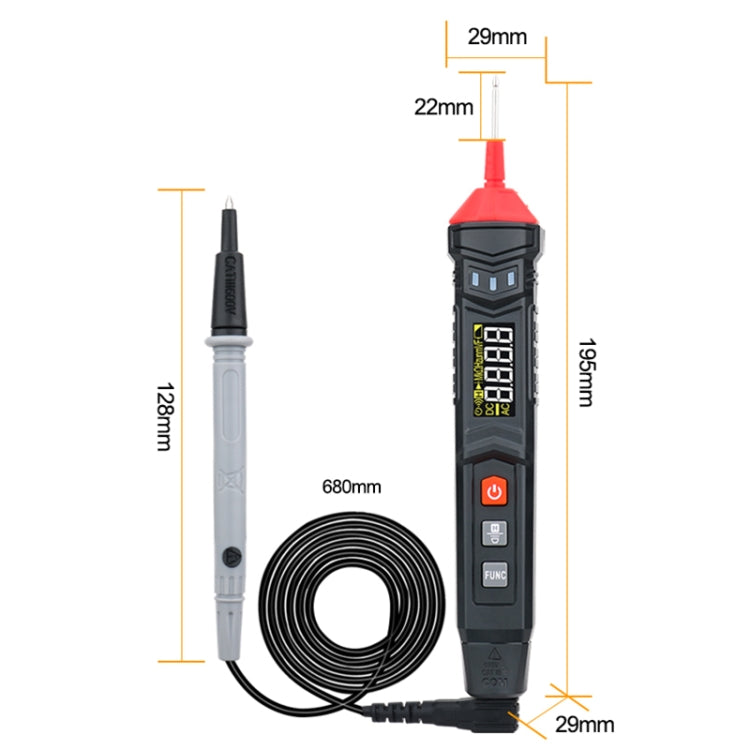 GVDA GD107 Smart Pen Type High Precision Multimeter - Digital Multimeter by GVDA | Online Shopping South Africa | PMC TechLife | Buy Now Pay Later Mobicred