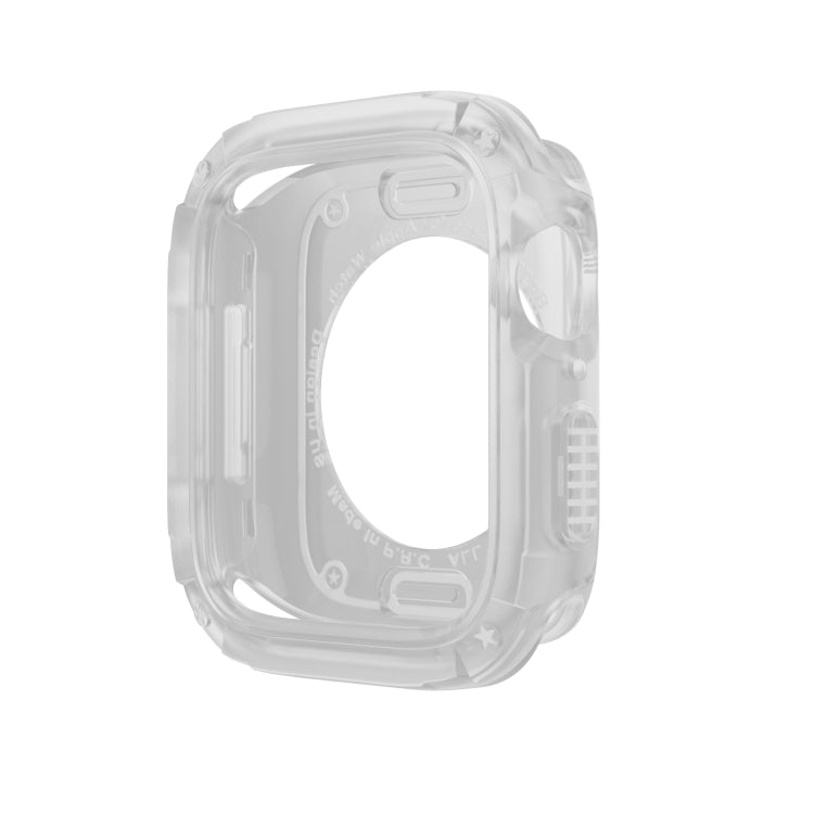 For Apple Watch Series 6 / 5 / 4 / SE 40mm 2-in-1 PC Hybrid TPU Armor Watch Case(Transparent) - Watch Cases by PMC TechLife | Online Shopping South Africa | PMC TechLife