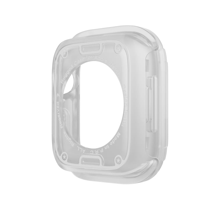 For Apple Watch Series 6 / 5 / 4 / SE 44mm 2-in-1 PC Hybrid TPU Armor Watch Case(Transparent) - Watch Cases by PMC TechLife | Online Shopping South Africa | PMC TechLife