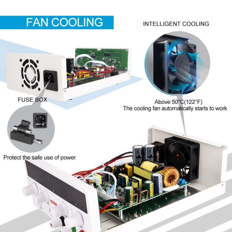 GVDA SPS-H3010 30V-10A Adjustable Voltage Regulator, Specification:EU Plug(Black) - free shipping - PMC TechLife - Order now!