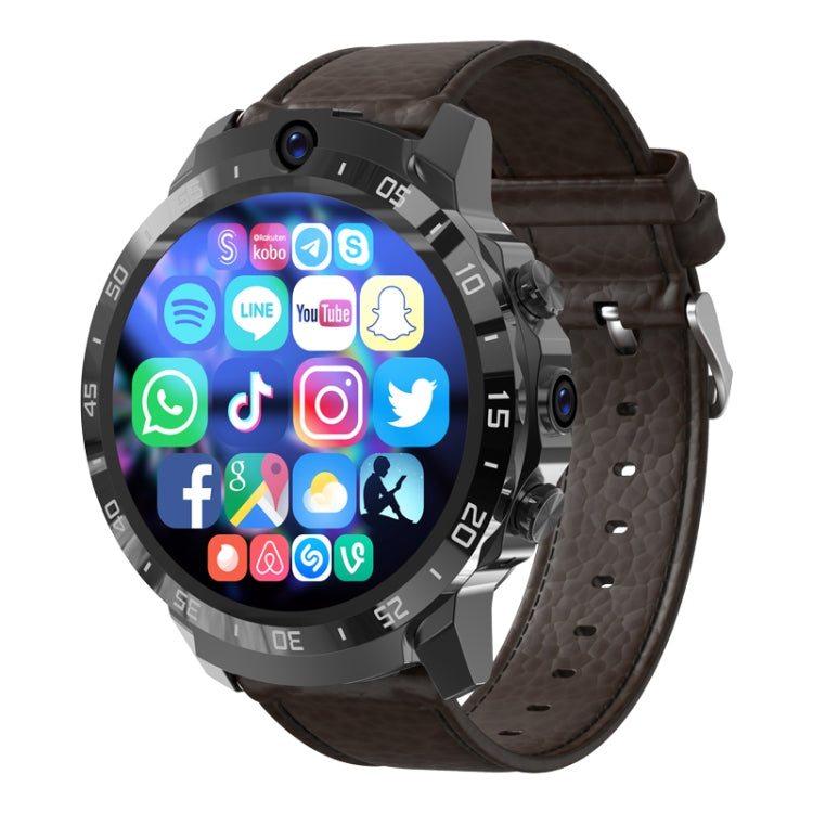 MT27 4G+64G 1.6 inch IP67 Waterproof 4G Android 8.1 Smart Watch Support Heart Rate / GPS, Type:Leather Band - Android Watch by PMC TechLife | Online Shopping South Africa | PMC TechLife