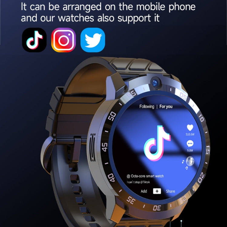 MT27 4G+64G 1.6 inch IP67 Waterproof 4G Android 8.1 Smart Watch Support Heart Rate / GPS, Type:Leather Band - Android Watch by PMC TechLife | Online Shopping South Africa | PMC TechLife