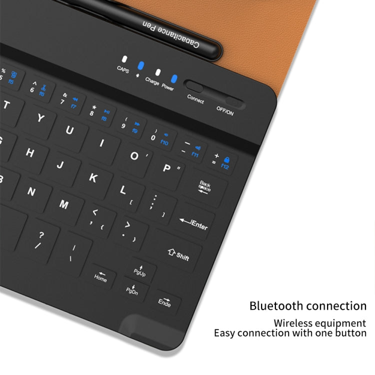 For Samsung Galaxy Z Fold5 GKK Gear Adjustment Bluetooth Keyboard Leather Case with Pen + Keyboard + Mouse + Case(Carbon Fibre) - Samsung Keyboard by GKK | Online Shopping South Africa | PMC TechLife