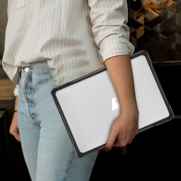 For MacBook Air 13.6 inch A2681 2022 Translucent Laptop Protective Case(Transparent) - MacBook Air Cases by PMC TechLife | Online Shopping South Africa | PMC TechLife