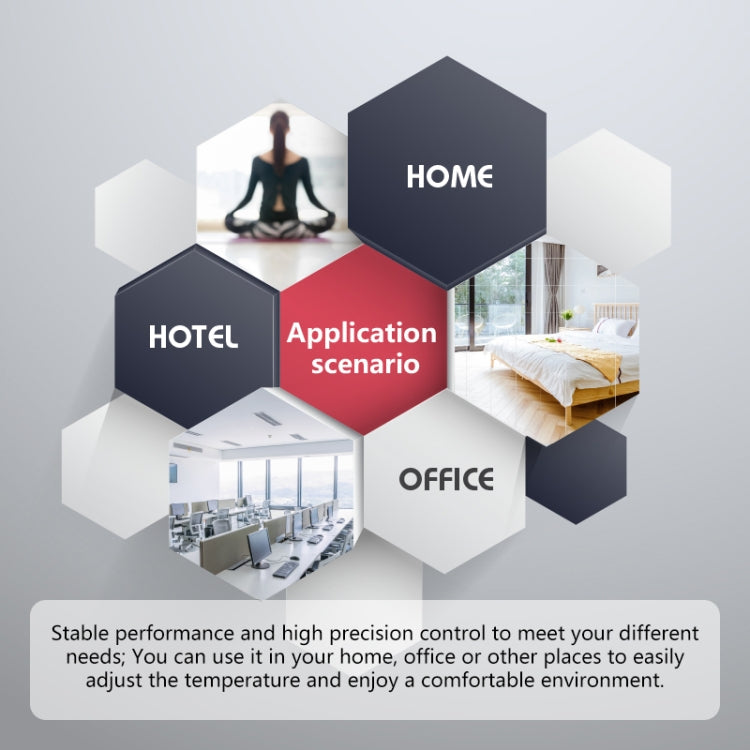 BHT-7000-GCLZB 240V AC 3A Smart Knob Thermostat Dry Junction Controller with Zigbee(Gold) - Thermostat & Thermometer by PMC TechLife | Online Shopping South Africa | PMC TechLife