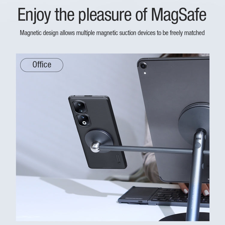 For Honor 90 Pro NILLKIN Frosted Shield Pro Magnetic Phone Case(Black) - Honor Cases by NILLKIN | Online Shopping South Africa | PMC TechLife | Buy Now Pay Later Mobicred