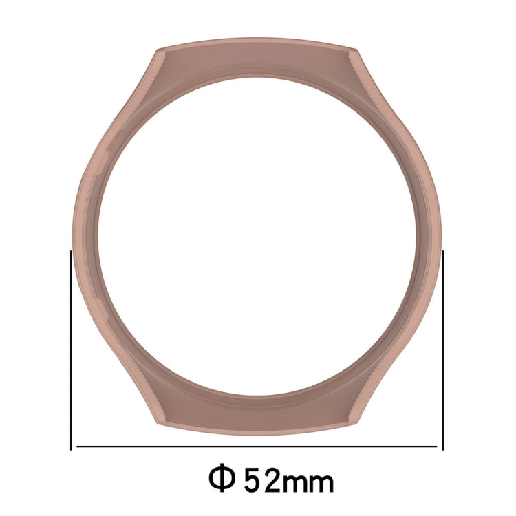 For Huawei Watch 4 Pro Half Coverage Hollowed Watch Protective Case + Hydrogel Film Set(Ivory White) - Watch Cases by PMC TechLife | Online Shopping South Africa | PMC TechLife