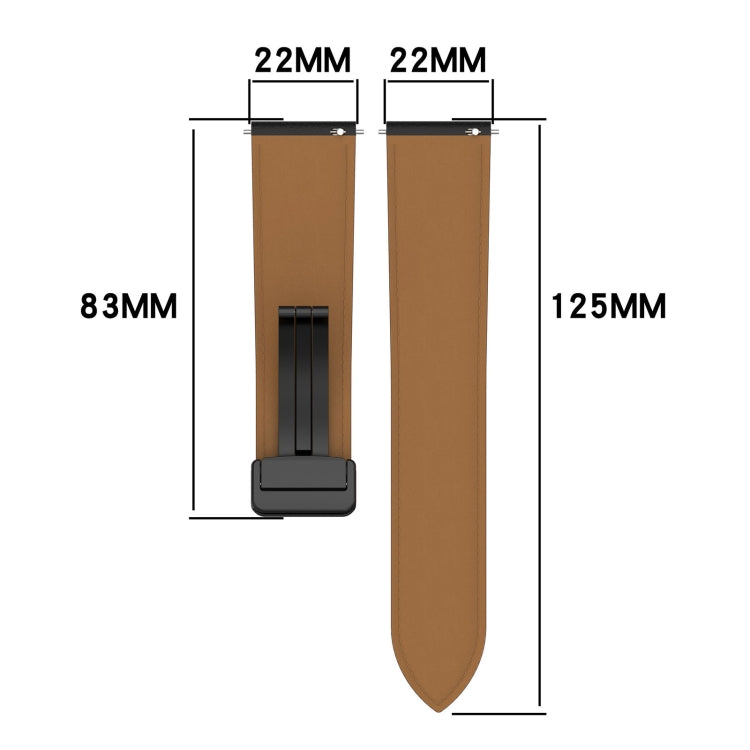 For Huawei Watch 4 / Watch 4 Pro Folding Buckle Genuine Leather Watch Band(Pink) - Watch Bands by PMC TechLife | Online Shopping South Africa | PMC TechLife