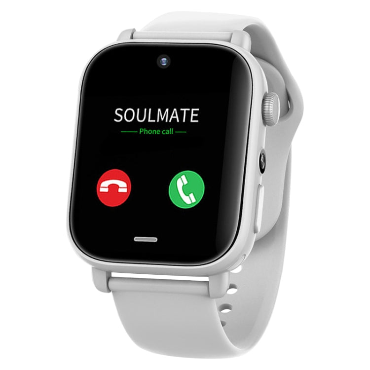 UNIWA X1S 1.9 inch IP67 Waterproof 4G Android 8.1 Dual Cameras Smart Watch Support Temperature Measurement, Specification:1G+8G(White) - Android Watch by UNIWA | Online Shopping South Africa | PMC TechLife