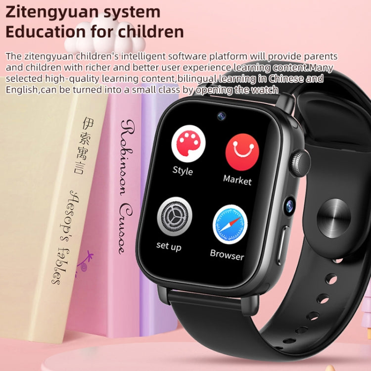 UNIWA X1S 1.9 inch IP67 Waterproof 4G Android 8.1 Dual Cameras Smart Watch Support Temperature Measurement, Specification:1G+8G(White) - Android Watch by UNIWA | Online Shopping South Africa | PMC TechLife