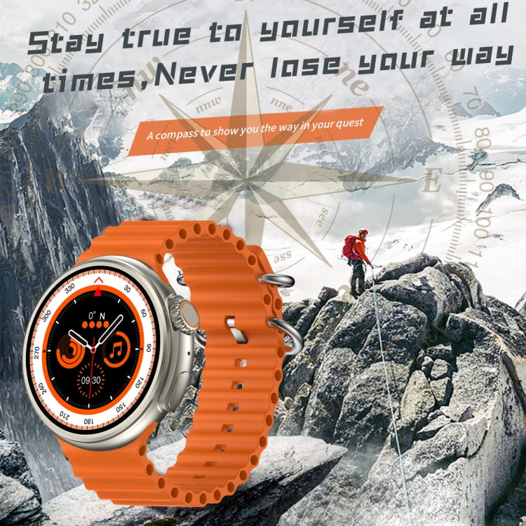 Z78 Ultra 1.52 inch Round Screen HD Smart Watch Supports Heart Rate/Blood Oxygen Monitoring(Grey) - Smart Watches by PMC TechLife | Online Shopping South Africa | PMC TechLife