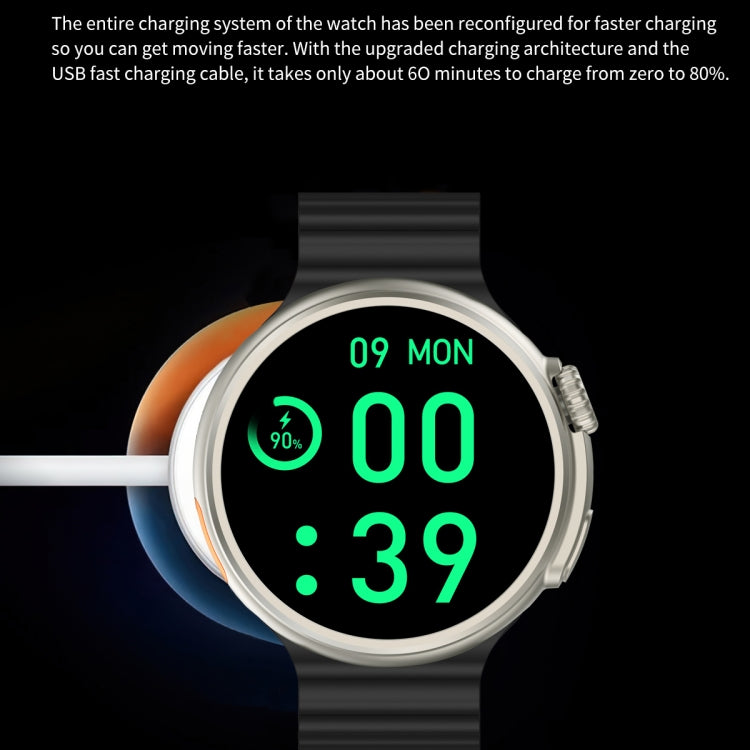 Z78 Ultra 1.52 inch Round Screen HD Smart Watch Supports Heart Rate/Blood Oxygen Monitoring(Orange) - Smart Watches by PMC TechLife | Online Shopping South Africa | PMC TechLife