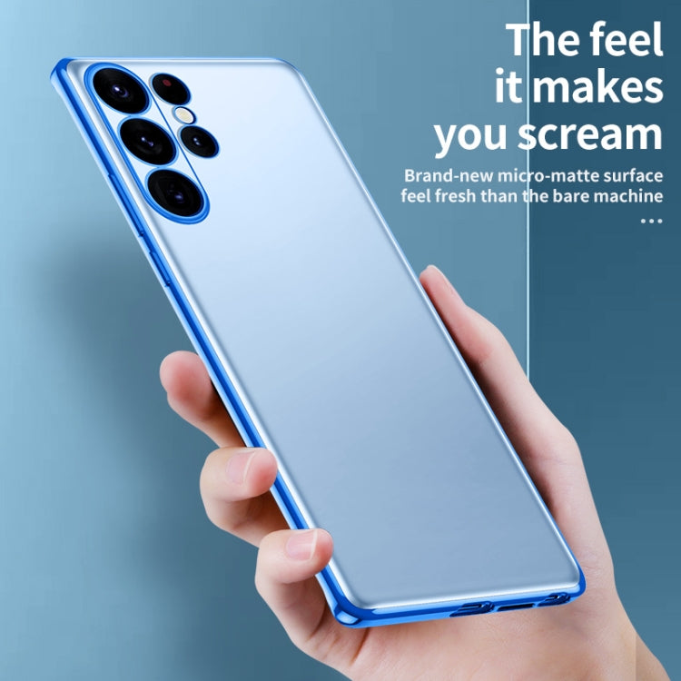 For Samsung Galaxy S23 Ultra 5G SULADA Electroplating Frosted TPU Phone Case(Black) - Galaxy S23 Ultra 5G Cases by SULADA | Online Shopping South Africa | PMC TechLife | Buy Now Pay Later Mobicred