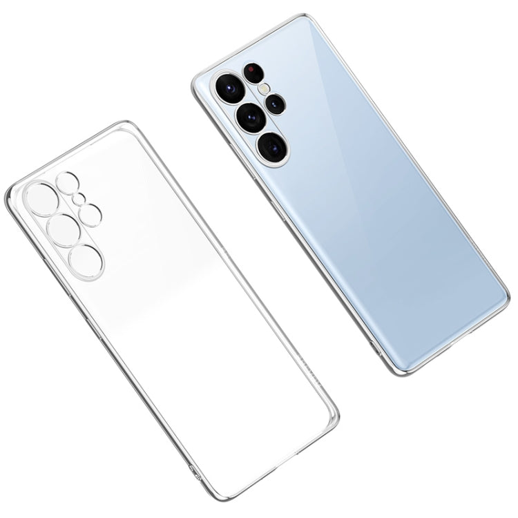 For Samsung Galaxy S23 Ultra 5G SULADA Shockproof Plating TPU Transparent Phone Case(Silver) - free shipping - PMC TechLife - Order now!