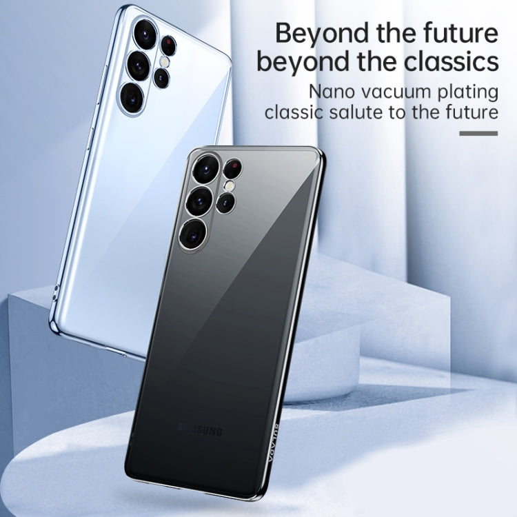 For Samsung Galaxy S23 Ultra 5G SULADA Shockproof Plating TPU Transparent Phone Case(Green) - Galaxy S23 Ultra 5G Cases by SULADA | Online Shopping South Africa | PMC TechLife | Buy Now Pay Later Mobicred