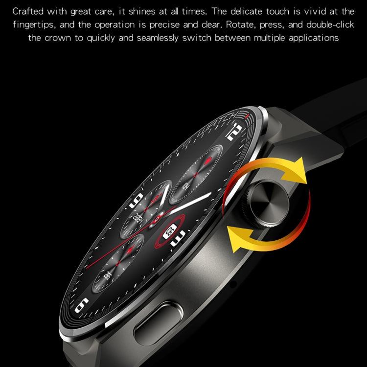 KT62 1.36 inch TFT Round Screen Smart Watch Supports Bluetooth Call/Blood Oxygen Monitoring, Strap:Silicone Strap(Silver) - Smart Watches by PMC TechLife | Online Shopping South Africa | PMC TechLife