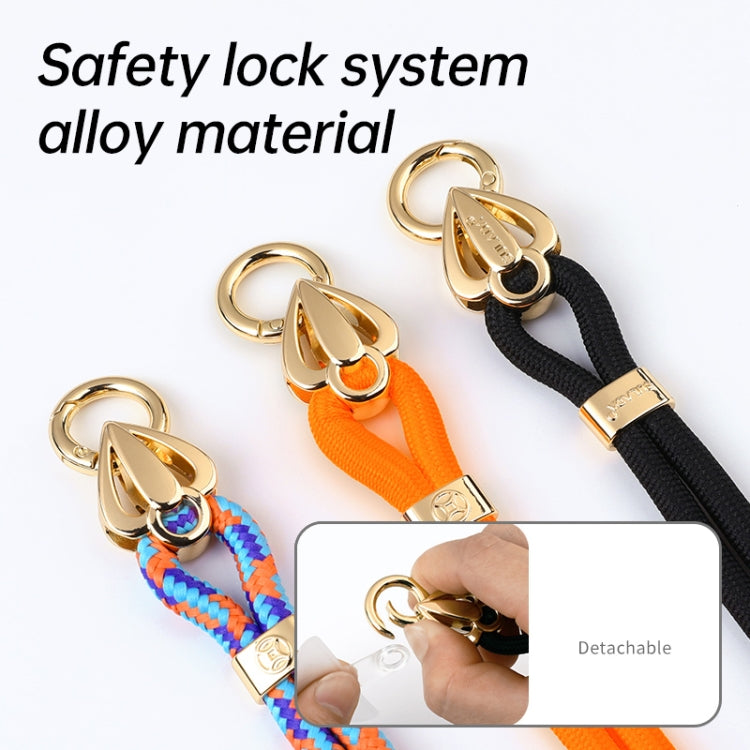 SULADA Multifunctional Universal Mobile Phone Love Lanyard(Orange) - free shipping - PMC TechLife - Order now!
