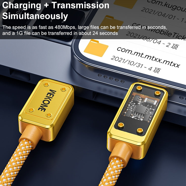 WK WDC-08 PD 20W USB-C/Type-C to 8 Pin Digital Display Data Cable, Length: 1m(Black) - free shipping - PMC TechLife - Order now!