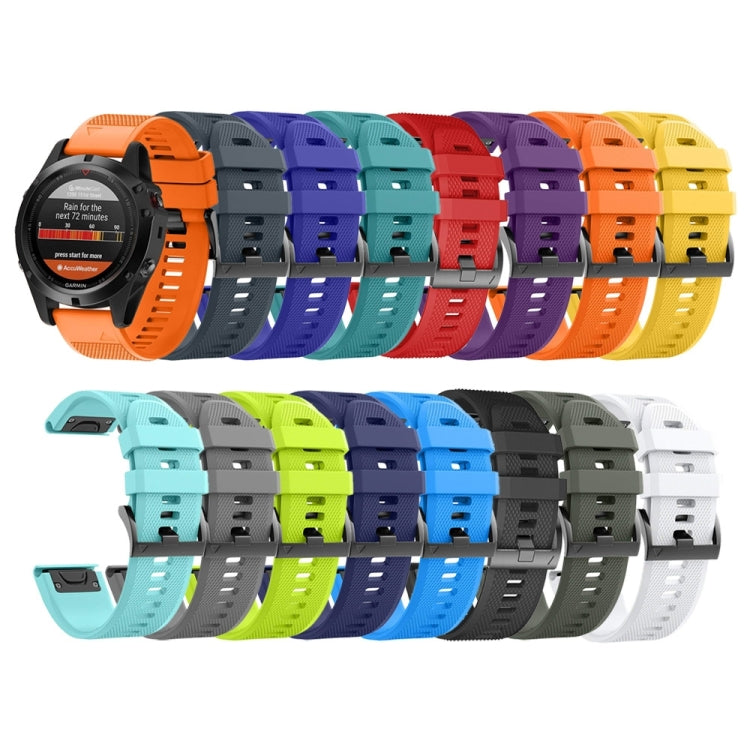 Compatible with Garmin Fenix 7S Pro 42mm Silicone Replacement Watch Band(Red) - Watch Bands by PMC TechLife | Online Shopping South Africa | PMC TechLife | Buy Now Pay Later Mobicred
