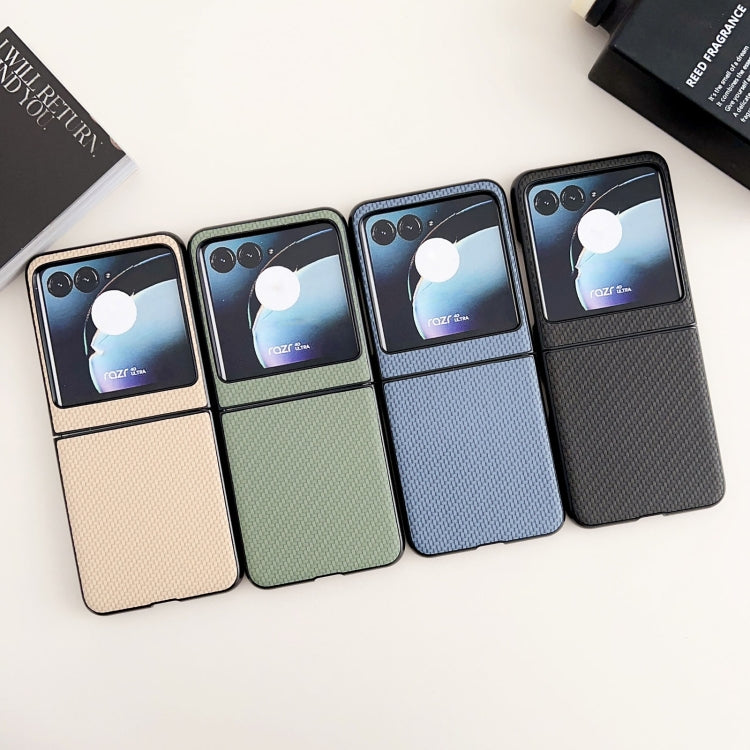 For Motorola Razr 40 Ultra / Razr 2023 Weave Texture PC Phone Case(Gold) - free shipping - PMC TechLife - Order now!