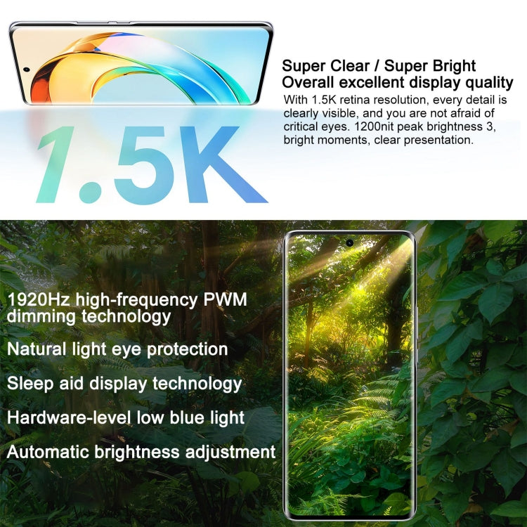 Honor X50 5G, 108MP Camera, 6.78 inch MagicOS 7.1.1 Snapdragon 6 Gen1 Octa Core up to 2.2GHz, Network: 5G, OTG, Not Support Google Play, Memory:8GB+256GB(Black) - free shipping - PMC TechLife - Order now!