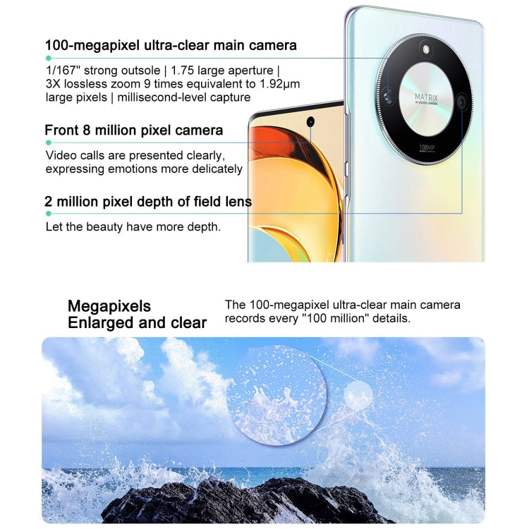 Honor X50 5G, 108MP Camera, 6.78 inch MagicOS 7.1.1 Snapdragon 6 Gen1 Octa Core up to 2.2GHz, Network: 5G, OTG, Not Support Google Play, Memory:8GB+256GB(Silver) - free shipping - PMC TechLife - Order now!