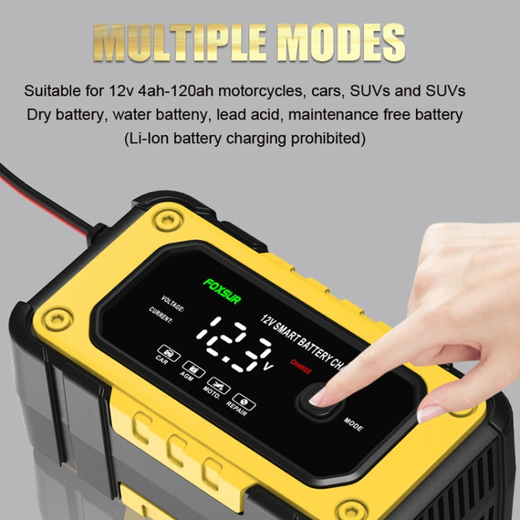 FOXSUR FBC1206E 6A 12V Car / Motorcycle Smart Battery Charger(AU Plug) - Battery Charger by FOXSUR | Online Shopping South Africa | PMC TechLife | Buy Now Pay Later Mobicred