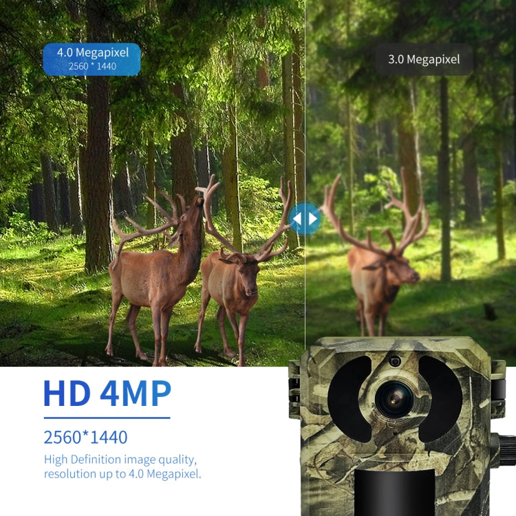 ESCAM QF380 4MP Network Solar PIR Alert Smart Wildlife Hunting Camera, 4G:US Version(Camouflage) - free shipping - PMC TechLife - Order now!