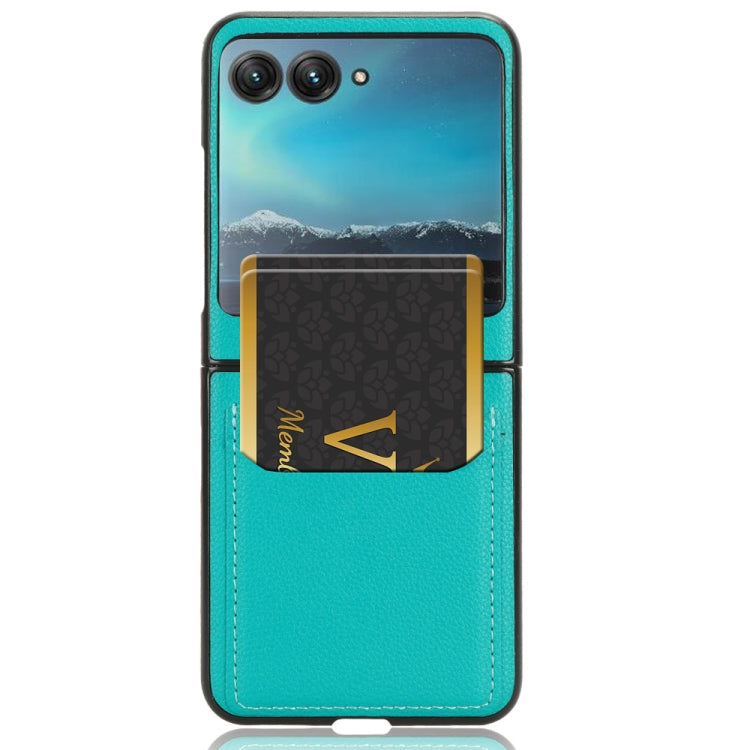 For Motorola Moto Razr 40 Ultra Litchi Texture Card Slot Phone Case(Green) - free shipping - PMC TechLife - Order now!