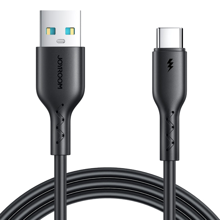 JOYROOM SA26-AC3 Flash Charge Series 3A USB to USB-C / Type-C Fast Charging Data Cable, Cable Length:1m(Black) - USB-C & Type-C Cable by JOYROOM | Online Shopping South Africa | PMC TechLife | Buy Now Pay Later Mobicred