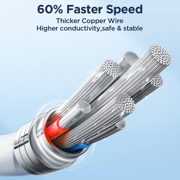 JOYROOM SA26-AC3 Flash Charge Series 3A USB to USB-C / Type-C Fast Charging Data Cable, Cable Length:1m(Black) - USB-C & Type-C Cable by JOYROOM | Online Shopping South Africa | PMC TechLife | Buy Now Pay Later Mobicred